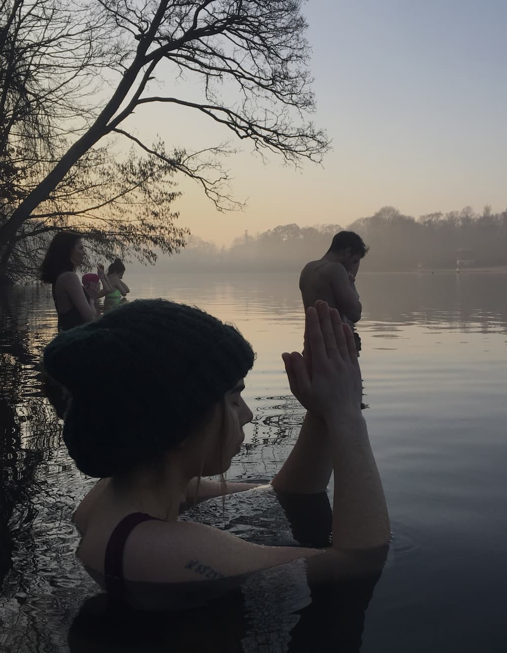 Meditation in cold water